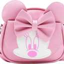RARITYUS Cute Bowknot Crossbody Purse Shoulder Bag with Mouse Ears Fashion Satchel (Pink Minnie)