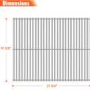 1 Pack Gas Grill Stainless Steel Wire Rock Grate Grids Replacement Parts for Traeger Pro 575,PG24-70 Models Grills,21.75 inch x 19.375 inch