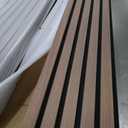 Art3d 4-Piece Wood Slat Acoustic Panels for Stylish Decor and Noise Reduction, 3D Textured Panel for Ceiling and Wall, Walnut (4Pcs - 94.5 * 7.9 inch)