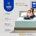 Thread Spread 100% Cotton Pillow Cases Queen Size Set of 2 - Luxury 400 Series Glee Collection Queen Pillow Cases (Sea Foam), Soft Cooling Breathable Hotel Cotton Pillowcases, Fits Standard Pillows