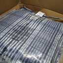 Arden Outdoor Deep Seat Cushion Set, 4-Pack, 22x24, Blue Shibori Stripe | Sofa, Couch, Conversation Set, Weather-Proof, Rain-Proof, Fade Resistant for Chair, Mold and Mildew Resistant