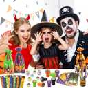 168 PCS Halloween Party Favors for Kids, 24 Pack Halloween Stationery Set for Halloween Party School Classroom Prizes Goodie BagsTrick or Treats Gifts
