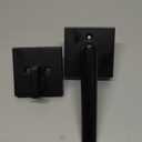 Kwikset 966MILSQT.UNIV Milan Lever Single Cylinder Interior Pack with Square Rose for Handlesets - Matte Black