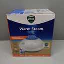 Vicks Warm Steam Vaporizer, Small to Medium Rooms, 1.5 Gallon Tank  Warm Mist Humidifier for Baby and Kids Rooms with Night Light, Works with Vicks VapoPads and VapoSteam