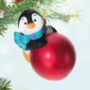 Hallmark Keepsake Petite Penguins Mini Christmas Ornament (A Delightful Decoration) 1" Tiny Ornament for Tabletop Tree