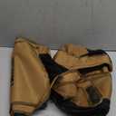 MOON LENCE High Back Folding Camping Chair, 330lbs Portable Compact Chair with Wide Seat & Ergonomic Back Support (Khaki)