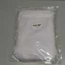 ANZNKU 50 Pack White Organza Bags 8x12 inch, Mesh Gift Bags Drawstring, Large Gift Pouches for Jewelry Candy Wedding Party Favor & Easter Gifts