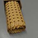 Rattan Cane Webbing Roll 24 Inch Width x 5 Feet Length, Rattan Caning Material for Chairs and Cabinets, Woven Open Mesh Wicker Repair Kit for DIY Home Projects and Furniture