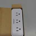 Multi Plug Outlet Extender, TESSAN Surge Protector Wall Plug Splitter with 5 Electrical Outlet Expander, Multiple Plug Adapter for Travel Home Office (Gray)