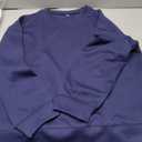 Mrskoala Womens Oversized Sweatshirts Pullover Fall Fleece Crewneck Tops Dark blue XL