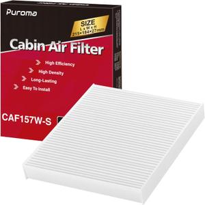 Puroma Cabin Air Filter, Replacement for CP157, CF12157, Compatible with Subaru, Toyota Camry, RAV4, Highlander, Corolla, Sienna, Pruis, Venza and Avalon, Lexus, Mazda