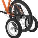 MOSHAY Aluminum Alloy Adjustable Adult Bicycle Bike Stabilizers Training Wheels Fits 24" to 29" - (24-29)