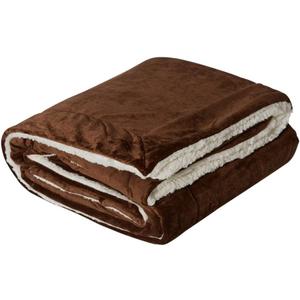 Alpine Fleece Oversized Mink Sherpa OS CHOCOLATE