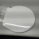 Little2Big Toilet Seat with Built-In Potty Training Seat, Slow Close, Durable Plastic, Made in USA, ROUND, White