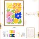 Acelist 16 Inch Punch Needle Kit with Frame, Easy Punch Embroidery Kits for Beginners, Adults & Kids Craft Kits, Picture Frame as Home Wall Dcor, Pattern Fabric,Threader, Yarns, Hoops & Rug Punch