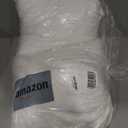 Oubonun 20 x 20 Throw Pillow Inserts, Firm and Fluffy Decorative Square Pillows for Couch Bed Sofa with Soft Cotton Cover White Cushion with Down Alternative Pack of 2