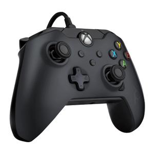 Wired Game Controller - Xbox Series X|S, Xbox One, PC/Laptop Windows 10, Steam Gaming Controller - USB - Advanced Audio Controls - Dual Vibration Videogame Gamepad - Raven Black