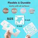 3 x YEAJON 20 Pieces Sea Ocean Creatures Stencils Reusable Sea Animal Stencil for Painting on Wood, Wall, Fabric, Signs, Home Decor, Pillows, DIY Art Scrapbook Projects(6 x 6 inch)