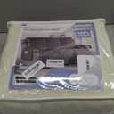 TAOCOCO 100% Waterproof Recliner Covers, Recliner Sofa Covers with Leg Straps, Reversible Recliner Couch Cover for Reclining Chair, Washable Couch Protector for Pets Kids(3 Seater, Off White)