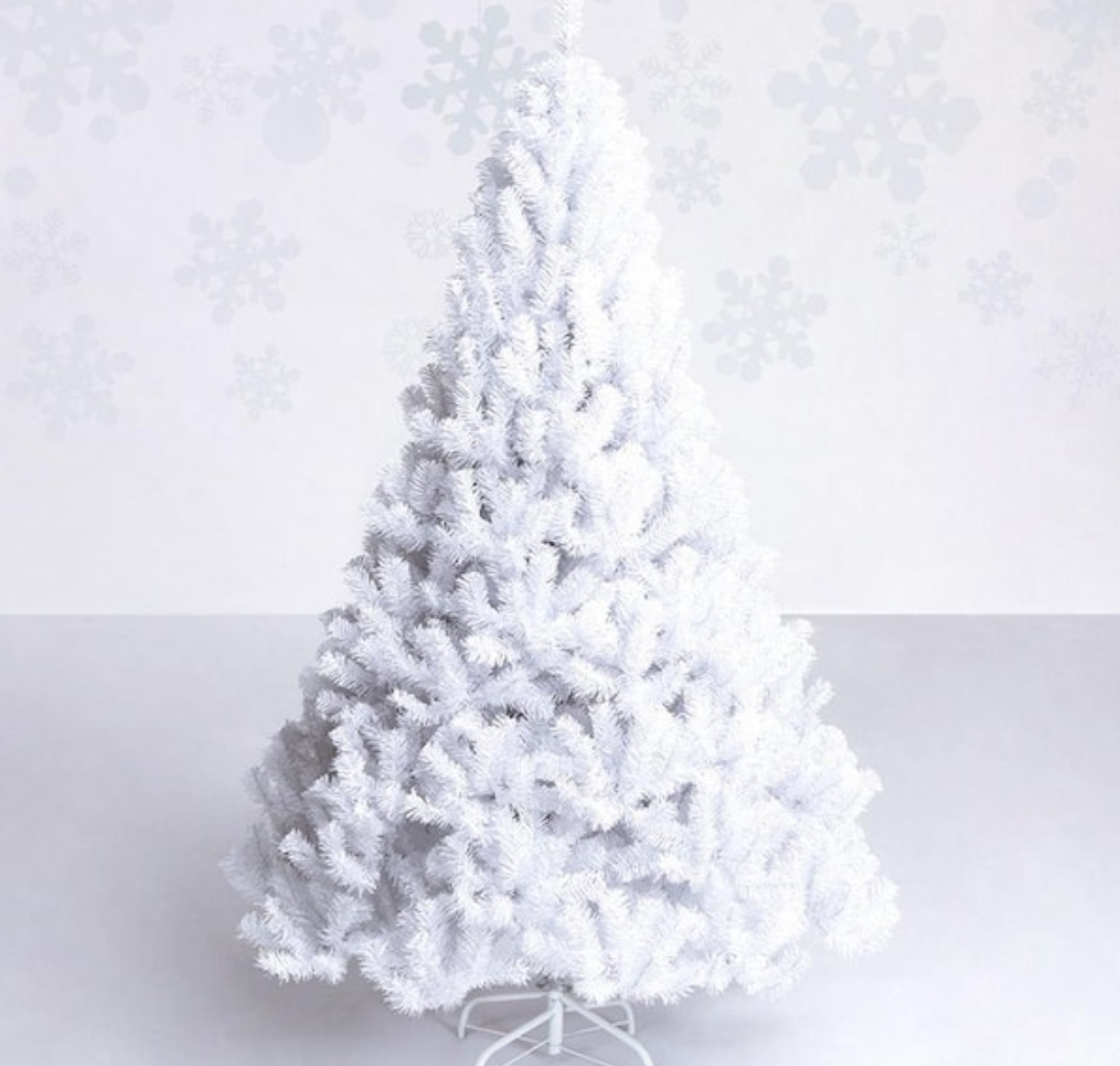 6 ft. Artificial PVC Christmas Tree with Stand White