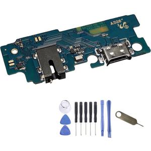 A32 5G USB Charging Port Dock Connector Flex Cable Replacement Charger Port for Samsung Galaxy A32 5G A326U 6.5 Inches 2021 (not fit for A32 4G Version)