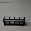 Kitchen Utensil Organizer, Grey Metal Frame with ABS Compartments, 4 Sections with Drainage, Countertop Storage Rack for Chopsticks and Cutlery, 12.12x4.88x2.76 Inches