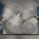 4-Pack Motion Sensor Light Bulbs, 12W(100W Equivalent) E26 A19 Security LED Bulb Outdoor/Indoor, Motion Activated Dusk to Dawn Bulb(Energy Efficient) for Front Porch, Garage, Basement, Hallway, Stairs