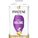 Pantene Shampoo, Sheer Volume - 72-Hour Fullness, Lightweight Nourishment with Pro-Vitamin B5 + Antioxidants, Fine, Thin, Color-Treated Hair, Paraben Free, Remove Build Up for Body & Shine, 27.7 Fl Oz, 1 Leaking
