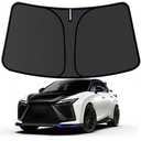 RZ Customized Windshield Sun Shade for 2023 2024 2025 2026 Lexus RZ Front Window Sunshade Visor Protector Foldable Blocks UV Rays Keep Car Cooler Accessories