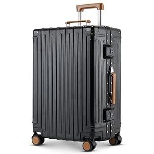 22 inch carry on luggage suitcase Hard Shell Carry On Luggage Airline Approved Lightweight Luggage with USB Port Hardside Suitcase with Cup Holder TSA Lock with USB with 8 Double Spinner Wheels, Black