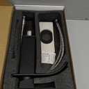 RUMOSE Tall Matte Black Bathroom Faucet with Pop Up Drain Modern Single Handle One Hole Bathroom Vessel Sink Faucet Waterfall Spout Rv Lavatory Vanity Faucet Deck Mount Mixer Tap, Stainless Steel