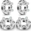 OCPTY 4x114.3 to 4x100 Wheel Adapter 1 inch Thick 4x4.5 to 4x100 Wheel spacers Adapter 4 Lug with 12x1.5 Thread Pinch Fit for 1990-2002 for Accord 2001-2004 for Optima 4pcs