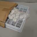 30 * 40cm/ 12 * 16Inch White Christmas Tree Fence, Christmas Picket Around Tree, Fence Barrier for Dogs Cats Puppy Pets, 12Pieces