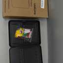 Uniclife 28 Position Key Cabinet with Combination Lock Resettable Black Digital Security Storage Box Steel Key Organizer with Colorful Key Tag Labels Stickers and Hooks