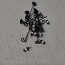 16pcs Metal Note Clamps Holder Creative Photo Clips for Weddings Messages Memo Stands for Table Numbers Photos and Notes Metal Design Lovely Street Lamp Shape