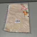 Light Coquette Bow Plaid Goose Kitchen Towels Set of 2, Neutral Beige Checkered Dish Tea Towels for Kitchen Decor, Cute Goose Animal Hand Towels for Bathroom Decor, 16x24 Inches