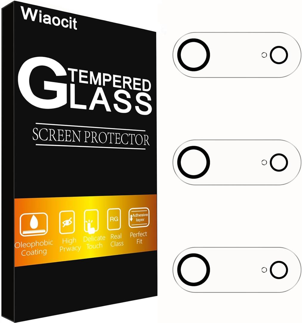 3 x Wiaocit 3 Pack Tempered Glass Camera Lens Protector for iPhone Air, 9H Hardness, Anti-Scratch, Case Friendly