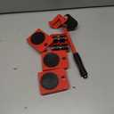 Furniture Lifter Tool & Furniture Moving Sliders Set 360 Rotating Wheels Up to 220 lbs, Refrigerator Movers Sliders with Smooth Glide, Non-Scratch Design for Hardwood Floors, Home & Office Appliances