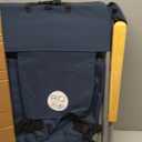 Rio Beach Original 4-Position Steel Backpack Chair with Pillow, Hands-Free Beach Chair Backpack for Adults, Navy, 22.25" W X 30" D X 29.5" H