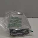 Medicine Storage Bag,Double Layers Pill Bottle Organizer Bag Empty with Lockable Zipper&Adjustable Divider,Medication Travel Carrying Bag for Pills,Vitamins,Medical Supplies,Grey