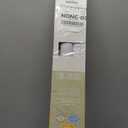 Cordless Light Filtering Mini Blind, 28 x 48 in, Pearl White