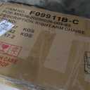 L Shaped Modular Sectional Sofa with Reversible Chaise Lounge, 5-Seater Corner Couch, Linen Upholstery Convertible Sof w/Movable Ottoman, Cup Holders, 2 Pillows and Rivet Ornament for Living Room