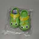 Baby Girls Boys Sandals Kid's Cute Lightweight Shoes Summer Premium Cartoon Sandals Children Caterpillar Non-Slip Beach Water Clogs Shoes Garden Slipper (Green)