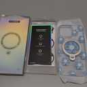 CASEKOO Floral Series Blue Flowers for iPhone 16 Pro Max Case with Magnetic Ring Stand [Compatible with MagSafe] [Military-Grade Protection] Fashion Clear Back, Soft Edge, for Women