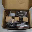 Double keyed Deadbolt Lock - Keyed on Both Sides, 2-Way Adjustable Cylinder Deadbolt (Privacy/Passage), Satin Stainless Steel(Black, Double Side)