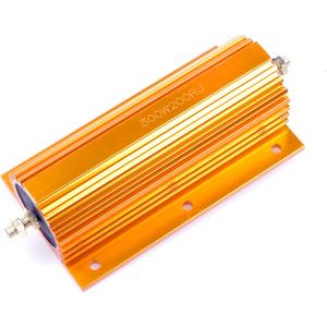 300 Watt 200 Ohm 5% Wirewound Resistor Electronic Aluminium Shell Resistor Gold (200 Ohm)