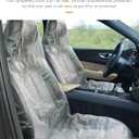 100PCS Seat Covers,Car Accessories,Waterproof Dustproof Car Seat Protector,Plastic Automotive Seat Covers Disposable,Suitable for Cars,Airplane,Salon Chairs,Restaurant,Bus Seats & More