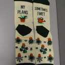 Funny Plants Socks For Women, Great Gardener Gift for Plant Lovers, One Size