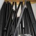 Housen Solutions Boot Rack Organizer for Tall Boots, 8 Pairs Metal Free Standing Shoe Rack, Black Shoes Boot Organizer Holder Stand for Closet, Entryway, Garage