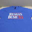 Reagan Bush 84 Shirt for Men Vintage Retro Political Conservative Republican Mens Graphic Novelty Gift Tee USA T Shirt (Size: Medium) (Color: Navy Blue)